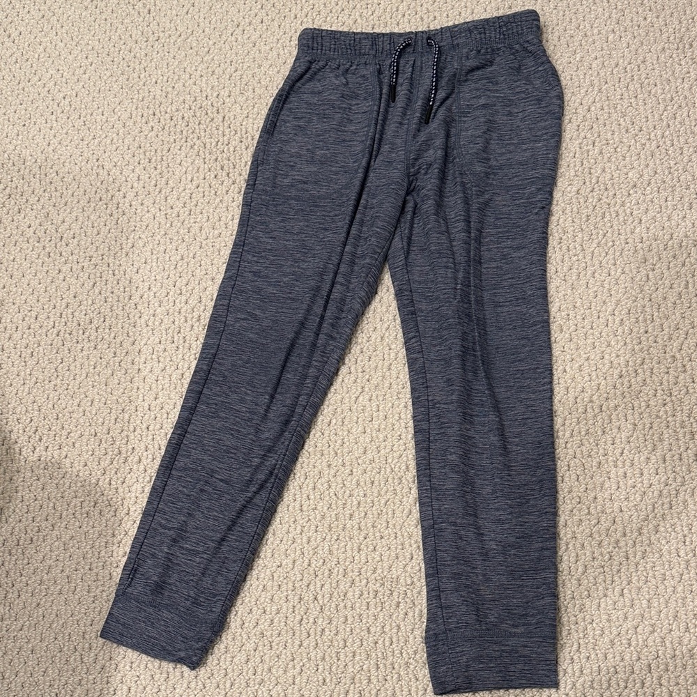 Hanna Andersson Heathered Navy Jogger Pants